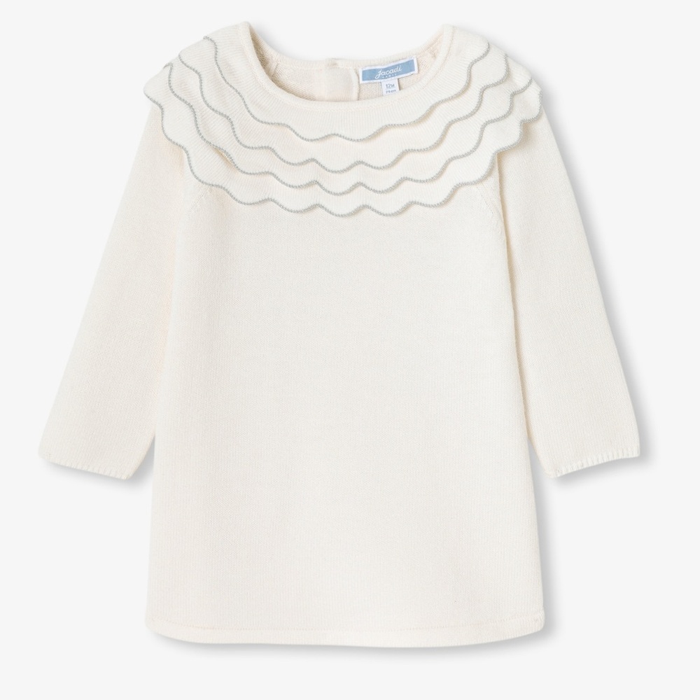 Jacadi girls wool blend dress